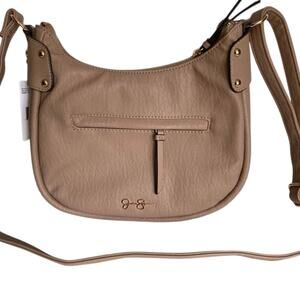 Brand New Jessica Simpson Katrina Handbag Satchel Beige